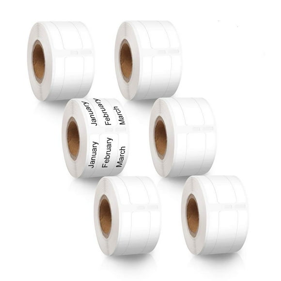 Labelife Compatible Dymo File Folder Labels Replace for Dymo Label 30327 (30576) 9/16"x 3-7/16" LW 1-Up Labels for Dymo Labelwriter 450, 450 Turbo, 450 Twin Turbo, 450 Duo, 4XL, 400 Printer, 6 Rolls