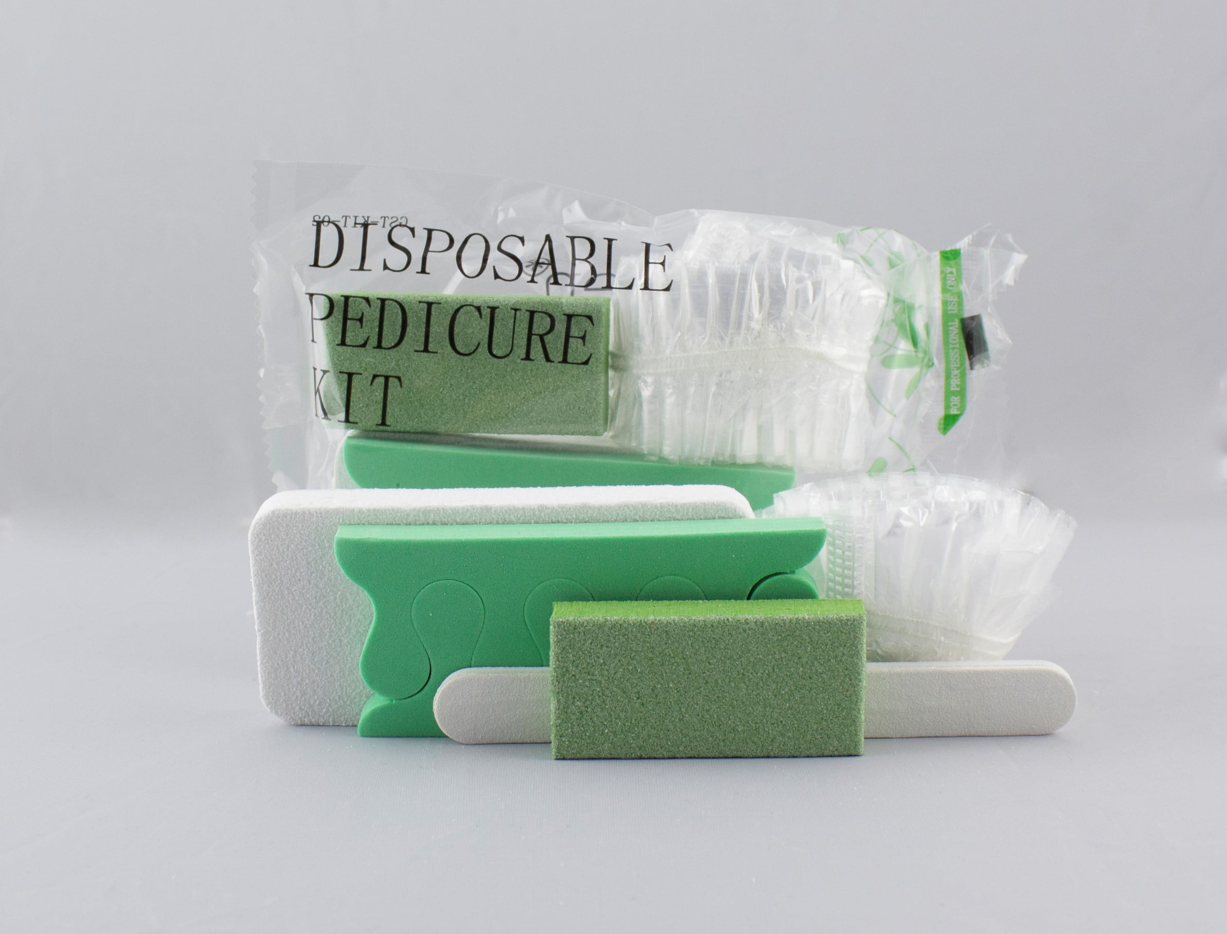Disposable Pedicure Kit (5 Items Kit) Home Nail Salon Studio Disposable