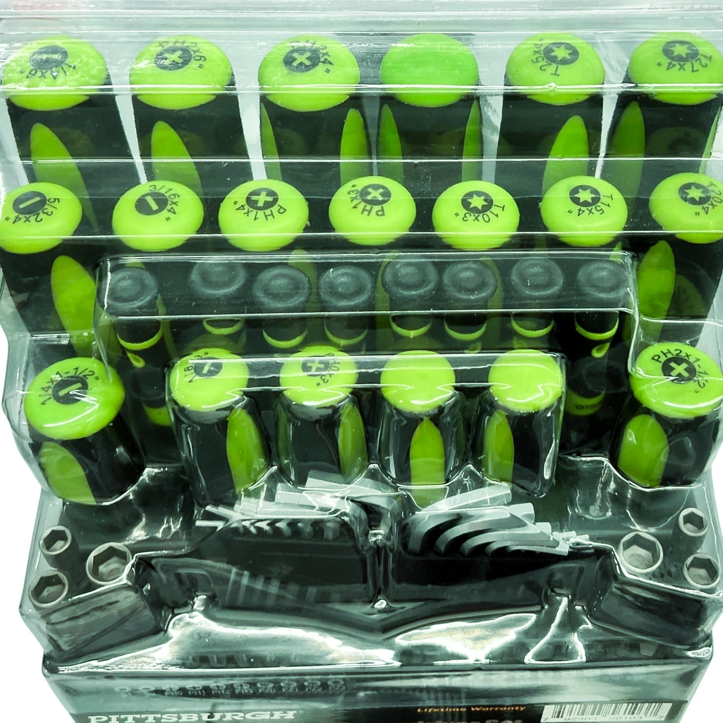 PITTSBURGH 70-Piece Screwdriver Set with Comfort-Grip Handles, Magnetic Tips & Storage Rack – Chrome Vanadium Tools for Home, DIY & Professional Use