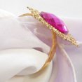 thumbnail image 2 of ZiDeTang 60pcs Rhinestone Metal Napkin Ring Acrylic Napkin Holder, 2 of 3