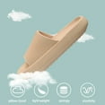 thumbnail image 4 of Cloud Slides Slippers for Women/Men，Summer Beach Eva Soft Platform Sole Lightweight Pillow Sandals Leisure Indoor Bathroom Anti-slip Shower Couples Shoes, 4 of 6