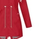thumbnail image 3 of Puntoco Chaqueta sólida informal para mujer, abrigo suelto a prueba de viento con capucha de talla grande para exteriores Puntoco Puntoco-2179, 3 of 4