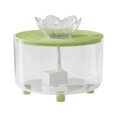 thumbnail image 2 of Fuente de agua automática para gatos, 1,5 L, compacta, base estable, silenciosa, regalo Verde, 2 of 9