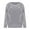 Gray, variant on Fartey Striped Sweaters for Women Oversized Batwing Long Sleeve Knit Sweater Fall Winter Warm Crew Neck Pullover Sweaters