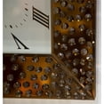 thumbnail image 3 of Michael Amini Montreal Mirrored Square Wall Clock - Bronze, 3 of 3