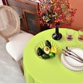 thumbnail image 6 of MEANMOY Apple Green 210 GSM Water & Stain Resistant Round Tablecloth, Solid 60 inch Table Cloth in Wrinkle Free Durable Washable Polyester Fabric, 6 of 8