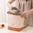 thumbnail image 4 of Fiudx Bolsa Térmica para Almuerzo, Bolso Cruzado de Gran Capacidad, Bolsa de Viaje Impermeable y Resistente Al Aceite, Opciones de Transporte Versátiles, Ideal para Picnic y Playa, para Adultos y Ent, 4 of 6
