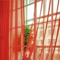 thumbnail image 6 of Kripyery Light Transmission Sheer Curtain Bright Color Polyester Comfortable Touch Door Drape for Living Room, 6 of 8