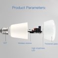 thumbnail image 3 of Bombilla LED Irfora AC100-240V 9W RGBW Bombilla inteligente (Versión Zigbee) E27 Base Socket Holder Compatible con Smart Phone App Control / Cambio de color / Brillo Regulable regulable / Ajuste de es Irfora Bombilla LED, 3 of 7
