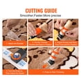 thumbnail image 4 of VEVOR Carpet Trimmer with Shearing Guide, 200W Electric Speed Adjustable Rug Carver, Wooden Handle Carpet Carving Clippers, Tufting Shears with 2 Blades, for Handmade Rug Cleaning and Tufted Rug, 4 of 8