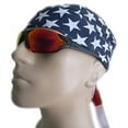 thumbnail image 3 of American Flag Doo Rag Patriotic Head Wrap Red White and Blue (Flag with SWEATBAND), 3 of 3