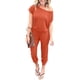 thumbnail image 1 of MONO PRETTYGARDEN Enterizo Hombros Descubiertos Naranja Rojo Talla S, 1 of 5