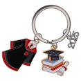 thumbnail image 1 of Graduation Keychain for Her Him 2025 Graduate Charm Keychain Graduation Presents Keepsakes for Seniors Masters Nurses College High School Grads, 1 of 4