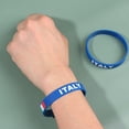 thumbnail image 3 of 10 PCS Bandera de bandera impresa Silicona Mintería de silicio de moda Sports Sports Pulsera de pulsera de mano para el partido de fútbol deportivo (Bélgica), 3 of 6