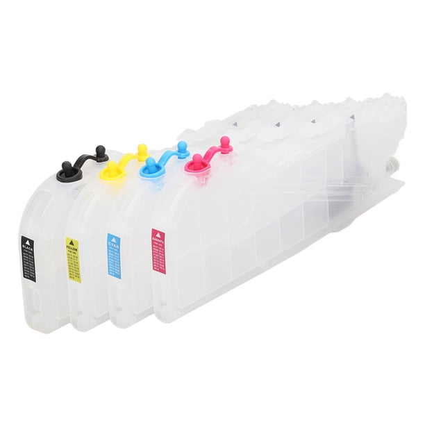 Reemplazo De Cartuchos De Tinta De 4 Piezas, Caja De Recarga De Impresión De Tinta De Cartucho De Tinta, Accesorios De Impresora De Reemplazo, Para La Impresora Alargada