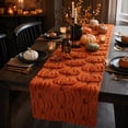 thumbnail image 5 of Halloween Table Runner - 1Pc Quilted Pumpkin Embroidery Tablecloth Party Dining Home Decor F, 5 of 5