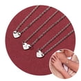 thumbnail image 6 of FindChic Charm Bracelets for Women Heart Initial V Charm Stainless Steel Bracelet for Mom Girlfriend Birthday Mother's Day Gift with Box, 6 of 12