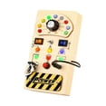 thumbnail image 4 of LED Busy Board Tablero Sensorial De Madera LED Portátil Para Niños En Edad Preescolar Sunnimix Material de tablero ocupado, 4 of 8