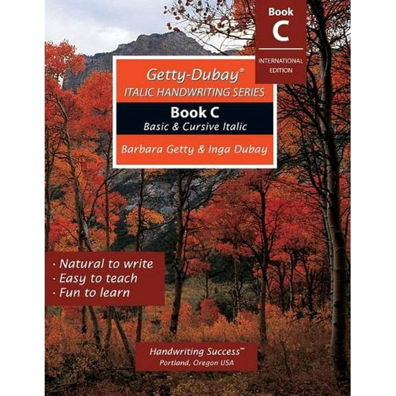 Getty-Dubay Italic Handwriting Series