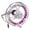 Purple silver left h, variant on YIGSECU Fly Fishing Reels Fish Line Wheel with Drain Force Driving Cart Reels Wheel