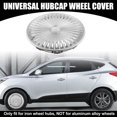 thumbnail image 2 of Unique Bargains 1Pc Fits 12' Universal Hubcap Wheel Cover Replacement - Car Tire Rim Cap Cover Scratch Resist - ABS Silver Tone, 2 of 8