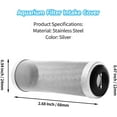 thumbnail image 2 of shiyou-Stainless Steel Aquarium Filter Intake Cover, 12mm Shrimp Filter Guard Metal Fish Tank Filter Intake Strainer, Mesh Tube Filter Net Cover Aquarium Inlet Filter Screen for Fish Tank, 2 of 4