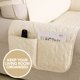 thumbnail image 5 of Deconovo Funda de sofá resistente al agua, 1 unidad, beige, 53 cm de ancho x 190 cm de largo, protector de muebles para mascotas y niños, 5 of 7