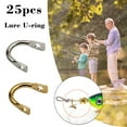 thumbnail image 2 of Fishing Spinner Clevis Connector DIY Easy Spin Making Spinner NICE Bait T19C, 2 of 4