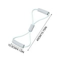 thumbnail image 5 of Resistance Bands with Handles Figure 8 Fitness Exercise Bands Resistance for Arm Shoulder Leg Stretch Elastic Bands for Exercise Workouts Training Flexibility Pulling Rope, 5 of 6