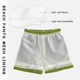 thumbnail image 3 of FORMRS Boys Swim Trunks Quick Dry Mesh Liner Boardshorts Sizes XS-XL, Light Black Martini, 3 of 7