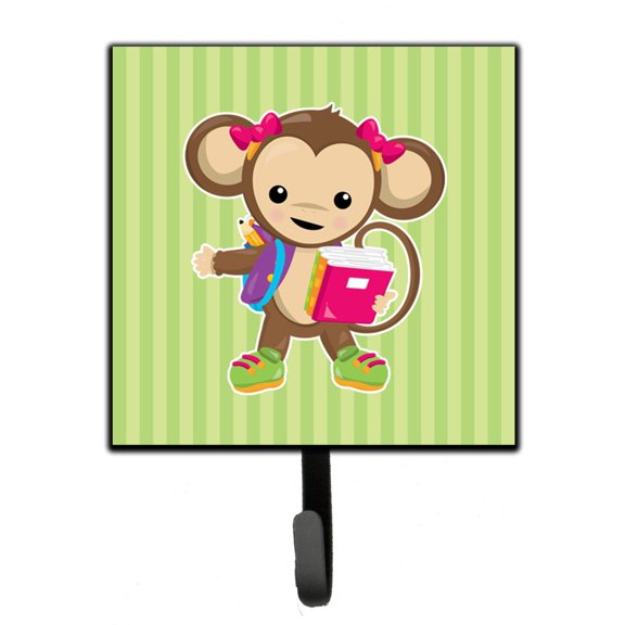 Monkey Going to School Leash or Key Holder