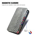 thumbnail image 4 of for Motorola ThinkPhone 25 Leather Phone Case Wallet, Built in Magnetic Folio Flip Cover Ultra Thin Slim, Multi Hidden Card Holder Cash Slot, Fashion Plaid Lining, Kickstand, 4 of 8