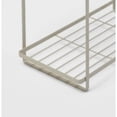 thumbnail image 5 of 2 Tier Space Saving Vanity Organizer Rust Resistant Steel Construction Countertop Cabinet Storage for Bathroom Canisters Bottles Washcloths with Top Handles, 5 of 5