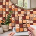 thumbnail image 2 of 10pc 3d Crystal Tile Stickers Diy Waterproof Self-adhesive Wall Stickers, 2 of 5