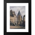 thumbnail image 2 of Auguste-Sébastien Bénard 14x18 Black Modern Framed Museum Art Print Titled - Alexandre's Tour, Remains of Saint Victor Abbey (Corner Tower of Abbey Buildings). (1839), 2 of 5