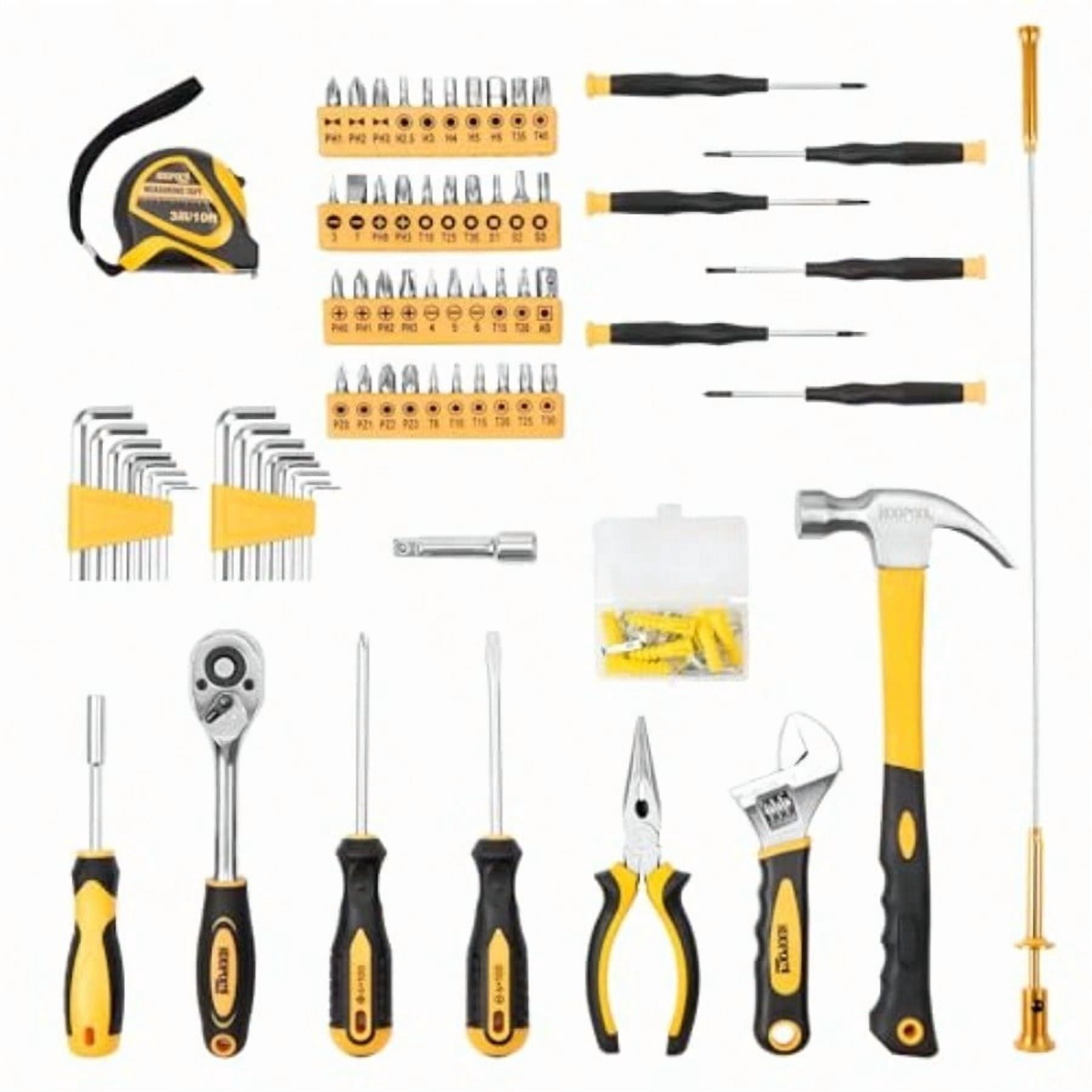 159 Piece Tool Set Tool Box Kit for Mechanic and Car General Household Home Tool Kit Basic Tool Kit for Home Auto Repair with Storage Case