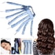 thumbnail image 1 of Rulos para el cabello sin calor, diadema con rizos en espiral sin calor, rulos para el cabello durante la noche, rizos de pulpo, azul. Afortunado Sencillez, 1 of 2