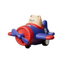 KOYPTL Press and Go Toddler Car Toys for 1-3 Year Old Boy Cute Animal Airplane Toy Cars Set First Birthday Gifts Boy Girl