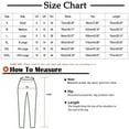 thumbnail image 3 of Quinlirra Womens Capri Pants Petite 2PC Women's Summer High Waisted Solid Color Matching Slim Fitting Yoga Gym Pants, 3 of 5