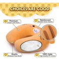 thumbnail image 3 of Almohada de viaje para niños, cojín para el cuello, regalo de Navidad y Halloween, almohada ultra suave para el cuello de animales para dormir, dolor de cuello para asiento de coche de avión TGV (Tige, 3 of 5