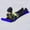 Blue, variant on Versatile All Season Sledding for Snow Sand and Ice Recreational Sliding Board with Durable Design