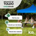 thumbnail image 2 of Repuesto Lona Toldo Kingshouse 2x2 Metros Carpa Impermeable Azul azul, 2 of 7