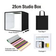 thumbnail image 1 of Photo Studio Box 25 30 40cm Photo Light Box Foldable Photography Ring LED Panel Box Shooting Tent Box Kit ,Photographic Equipment, 1 of 7