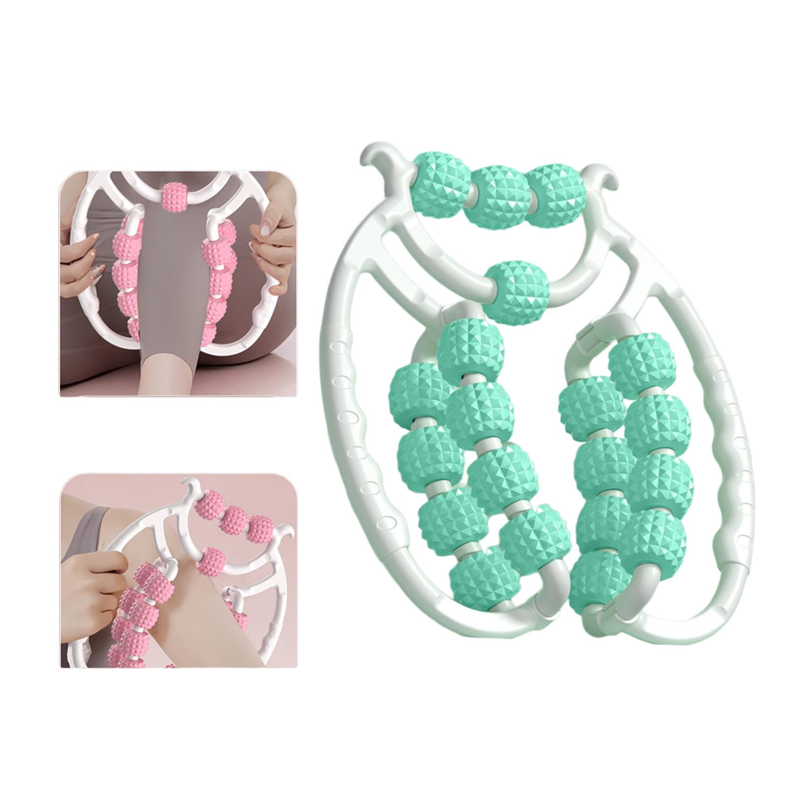 DimyFew 20 Wheel Fascia Relax Roller Massage Roller Points Leg Massage for Shoulder Calf Green