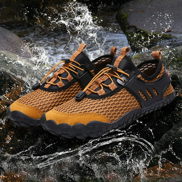 Yeacher Unisex Water Shoes Breathable Lightweight -Slip Wearproof Quick Dry Soft Swimming Aqua Shoes Outdoors Sneakers