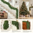thumbnail image 7 of Lomyolo 6 Ft Artificial Christmas Garland Norfolk Pine Real Touch Dense Faux Greenery Garland for Christmas Mantle Table Wall Staircase Doorway Decor Indoor & Outdoor Holiday Decorations(1 Pack), 7 of 7