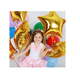 thumbnail image 3 of Kit 60 Globos Estrella Decoracion De Cumpleaño Fiesta Xtellar dorado, 3 of 3