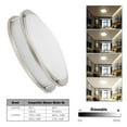 thumbnail image 6 of MingBright 14-Inch LED Flush Mount Ceiling Light Fixture, Dimmable Ceiling Lamps for Hallway, Bathroom or Kitchen, Damp Location Ceiling Lamp, 3000K Warm White Light, cETL Listed, 6 of 12