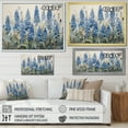 thumbnail image 4 of Designart "Enchanted Blue Bonnet Fields IV" Blue Bonnets Picture Framed Wall Art Prints, 4 of 5