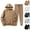 A, variant on Mens Track Suits 2 Piece Set Fall Winter Basic Plain Hoodie and Jogger Sweatpants Matching Sweatsuit Lounge Set